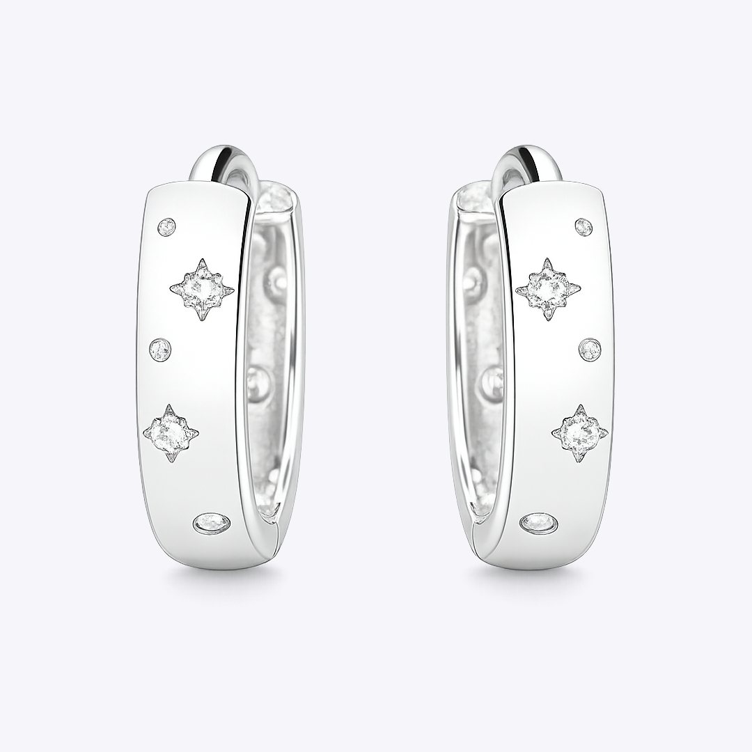 Starry Huggies Earrings